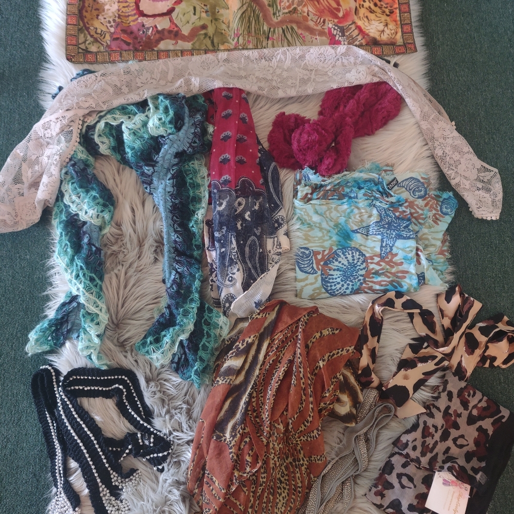 10 NWT Scarves Bundle